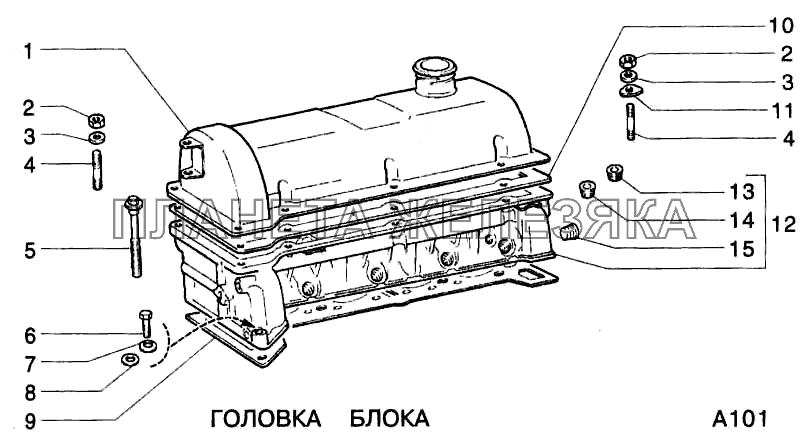 Головка блока ВАЗ-2123