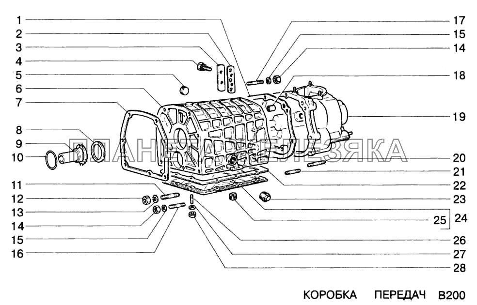 Коробка передач ВАЗ-2123 Коробка передач ВАЗ-2123