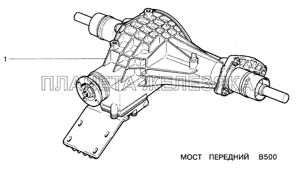 Мост передний ВАЗ-2123