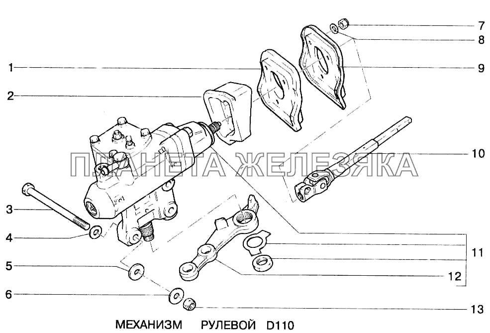 Механизм рулевой ВАЗ-2123 Механизм рулевой ВАЗ-2123