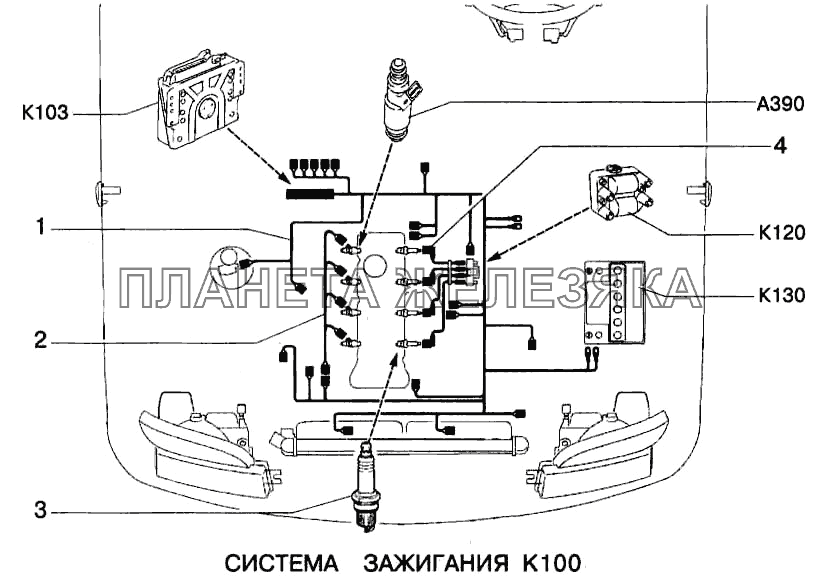 система зажигания ока 11113