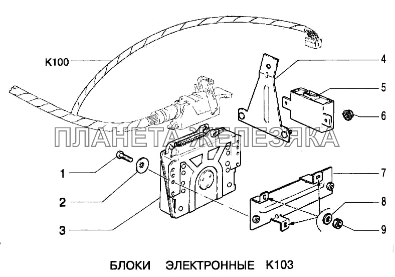 Блоки электронные ВАЗ-2123