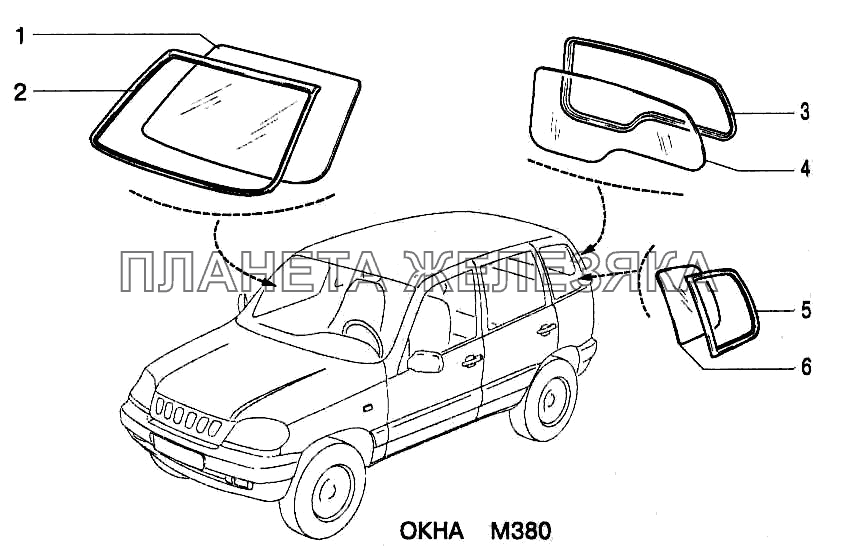 Окна ВАЗ-2123