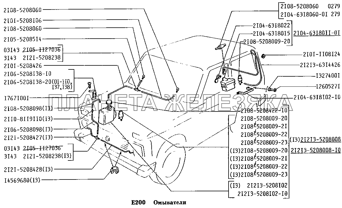 Омыватели ВАЗ-2131