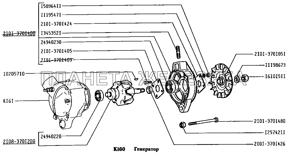 Генератор ВАЗ-2131