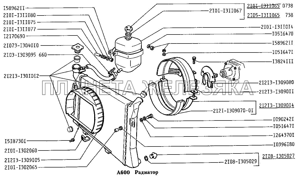 Радиатор ВАЗ-2131