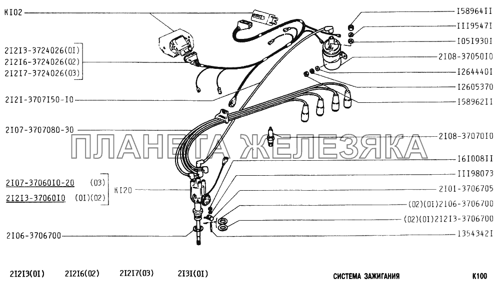 Система зажигания ВАЗ-2131