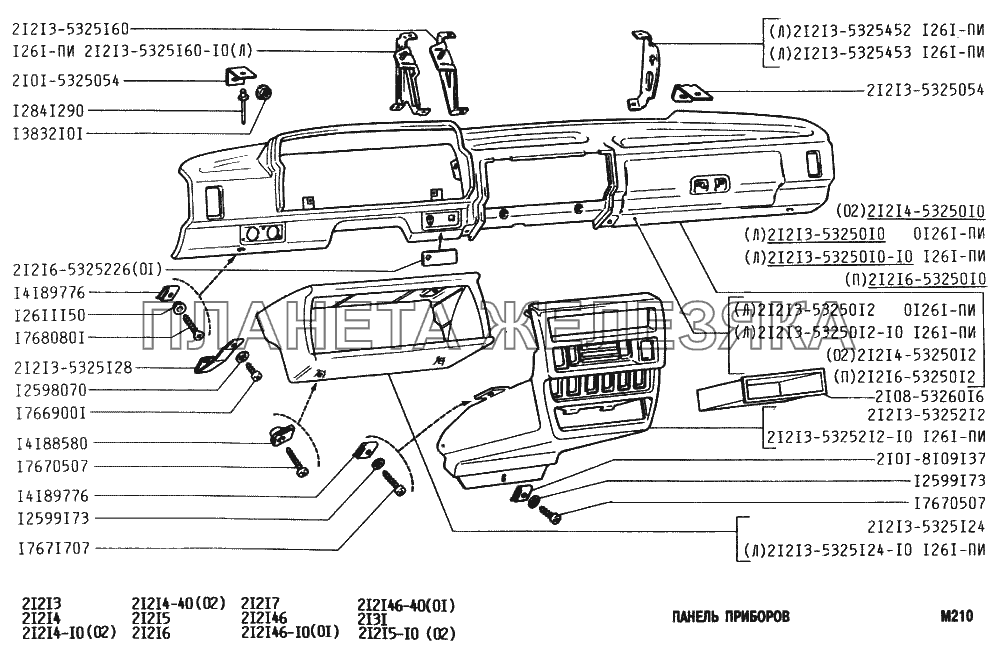Панель приборов ВАЗ-2131