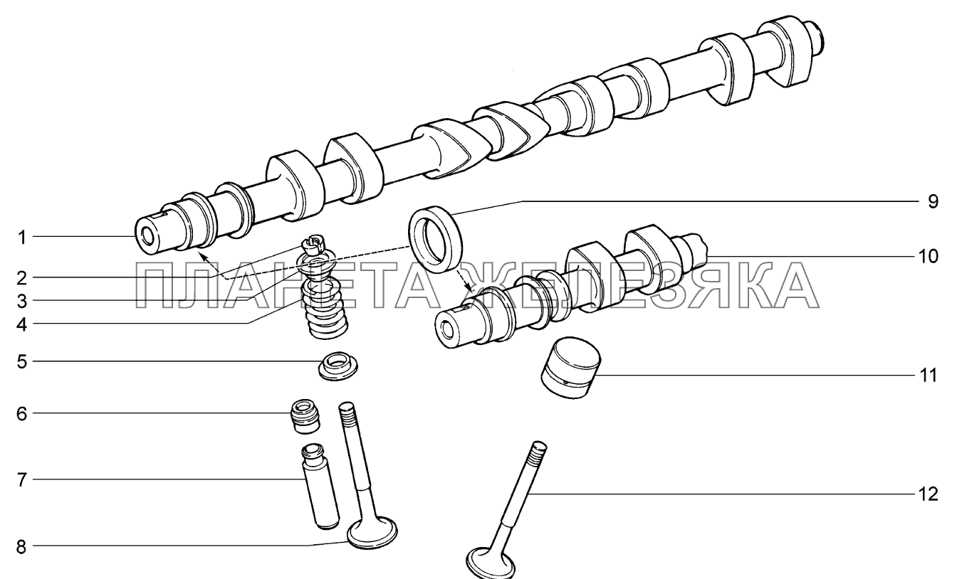 Механизм газораспределительный ВАЗ-2170 