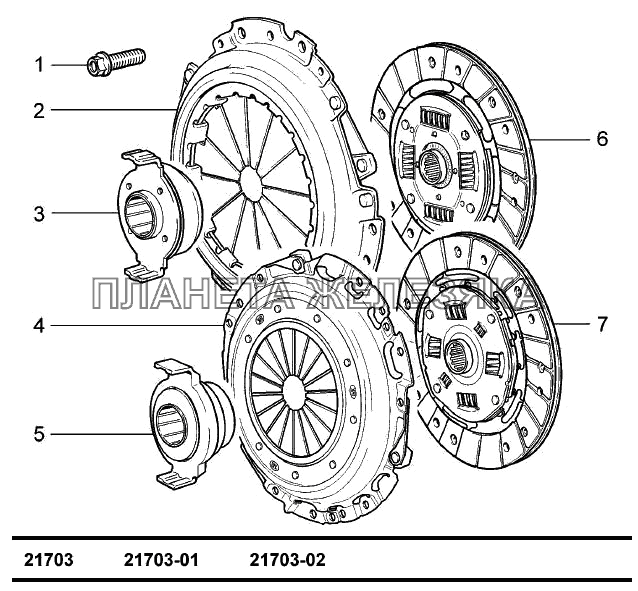 Сцепление ВАЗ-2170 