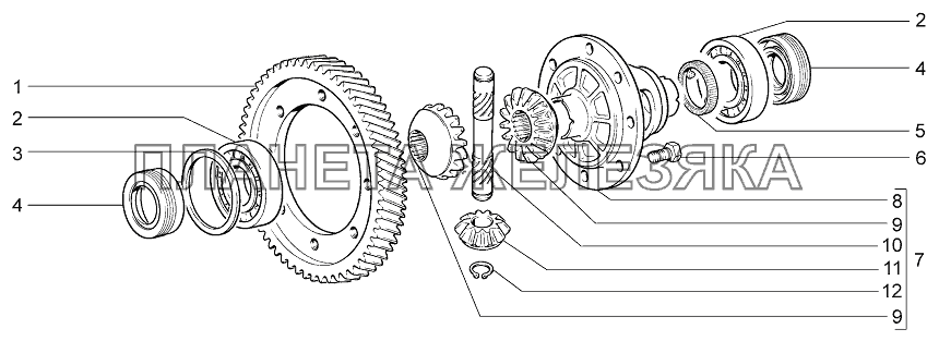 Дифференциал LADA Priora Coupe