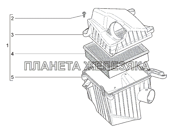 Фильтр воздушный Lada Granta-2190