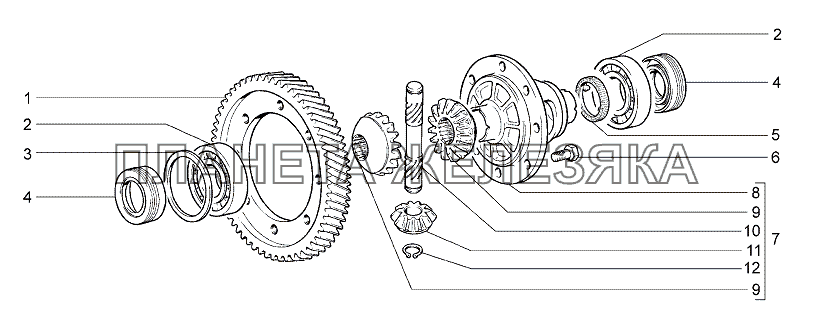 Дифференциал Lada Granta-2190