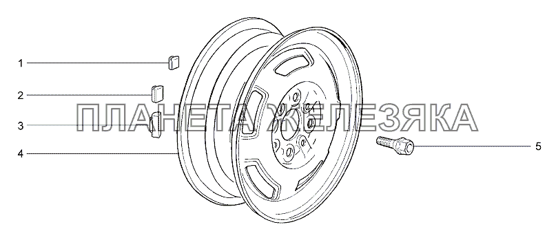 Колеса D411 Lada Granta-2190