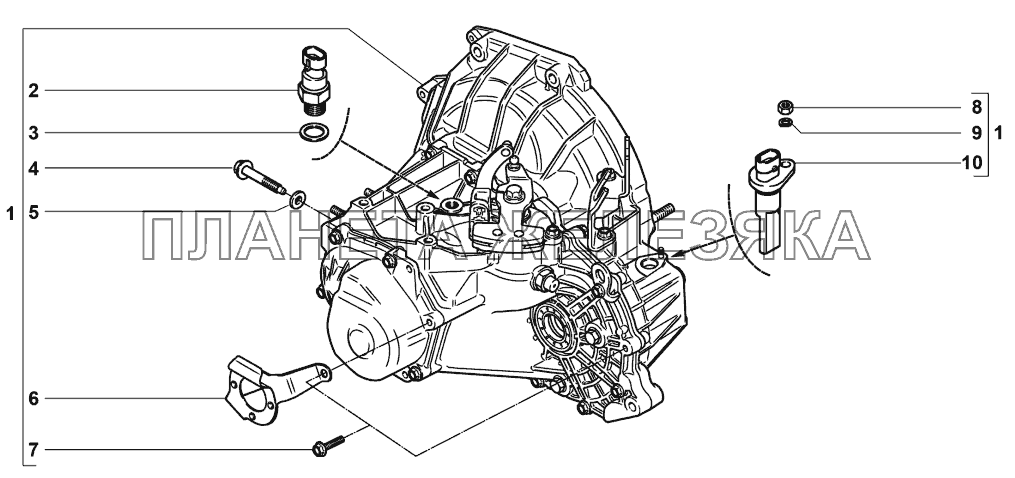 Коробка передач Lada Granta sport (доп.)