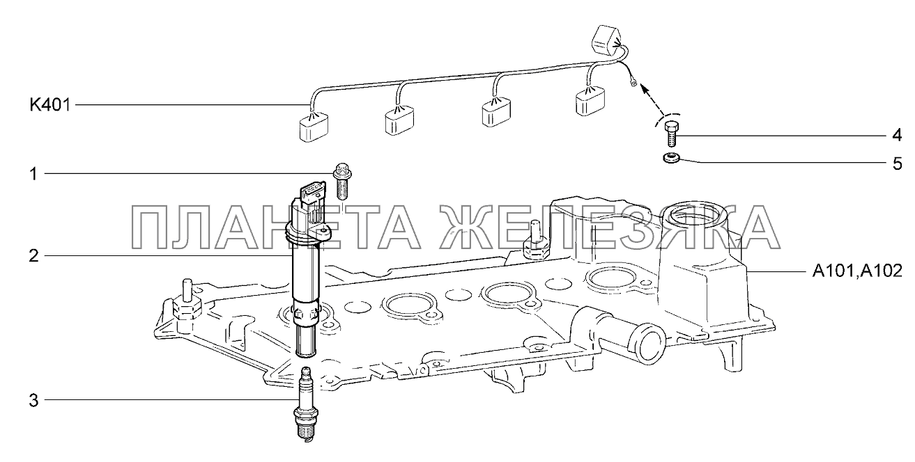 Модули и свечи зажигания Lada Kalina 2192, 2194