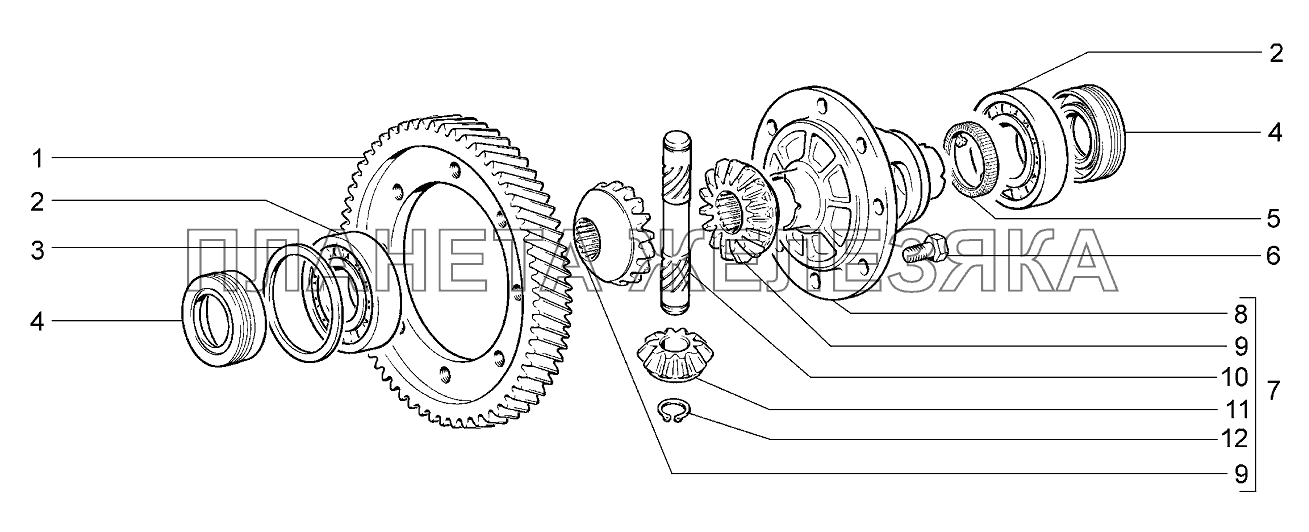 Дифференциал Lada Kalina 2192, 2194