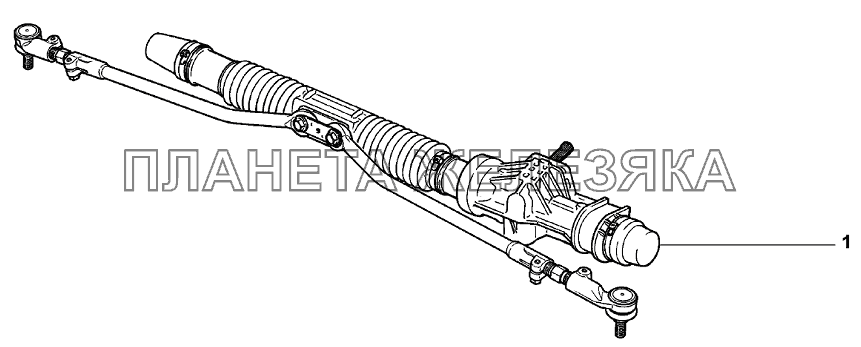 Механизм рулевой Lada Kalina sport (доп.)