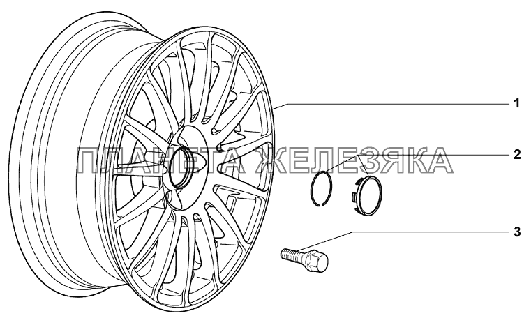 Колеса Lada Kalina sport (доп.)