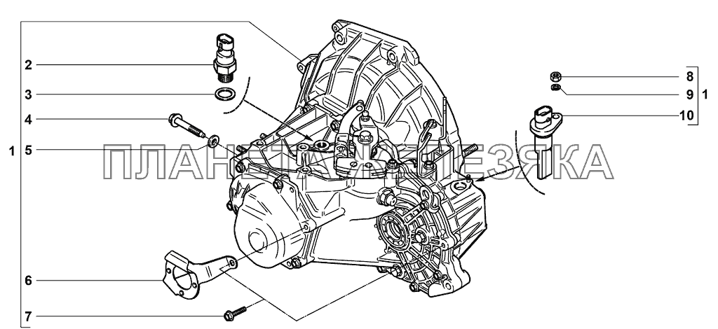 Коробка передач Lada Kalina sport (доп.)