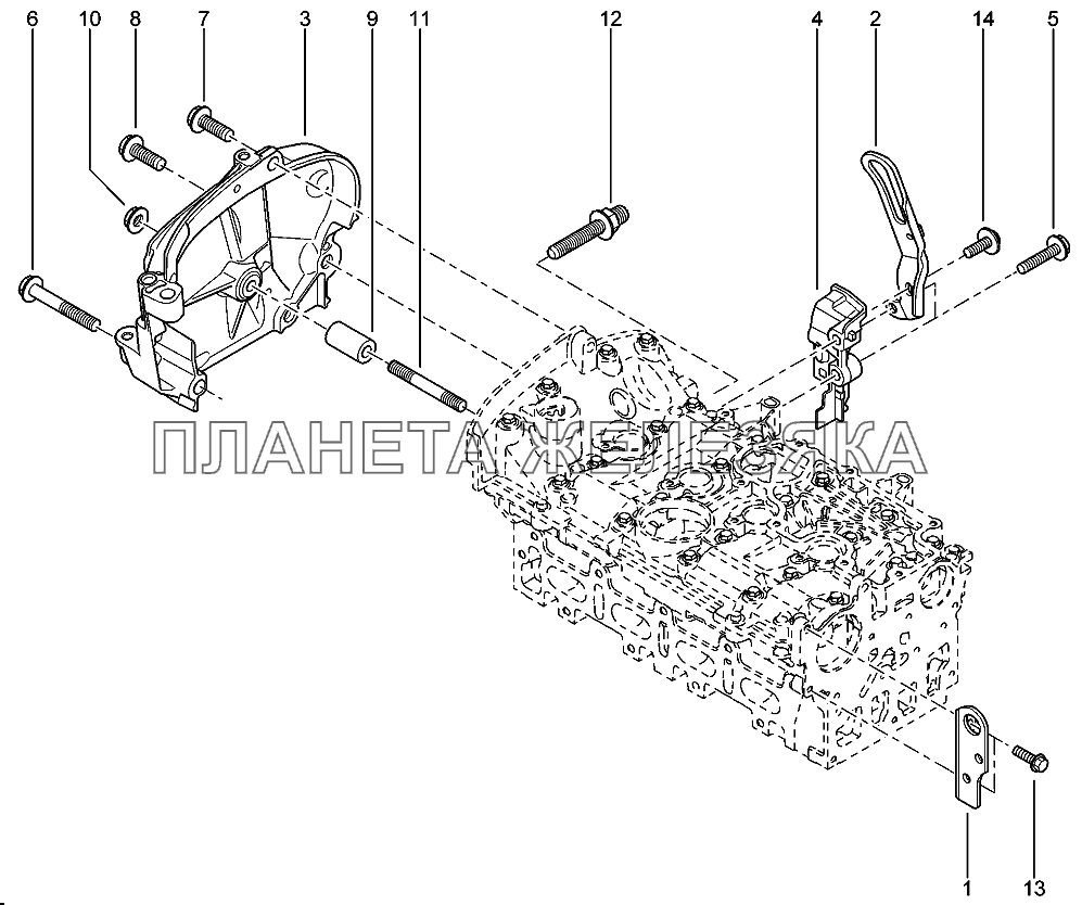 Крышка головки блока боковая (16 КЛ) Лада Ларгус 4601