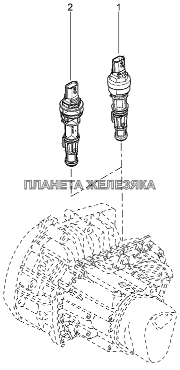 Датчик скорости Лада Ларгус 4601