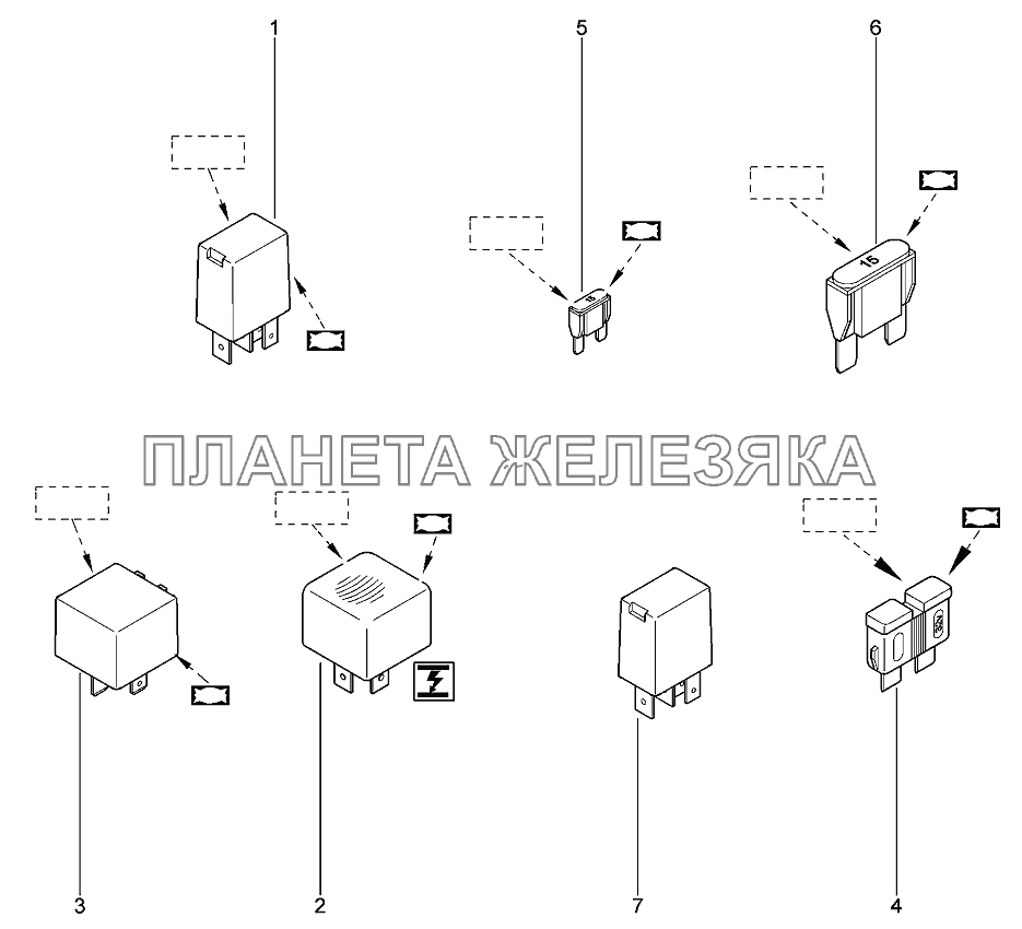 Реле Лада Ларгус 4601