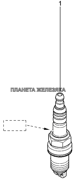 Свеча (16 КЛ) Лада Ларгус 4601