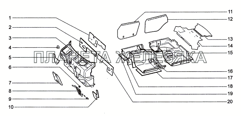 Термошумоизоляция салона Chevrolet Niva 1.7