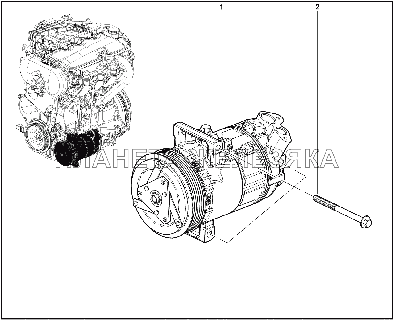 622310. Компрессор Lada Vesta