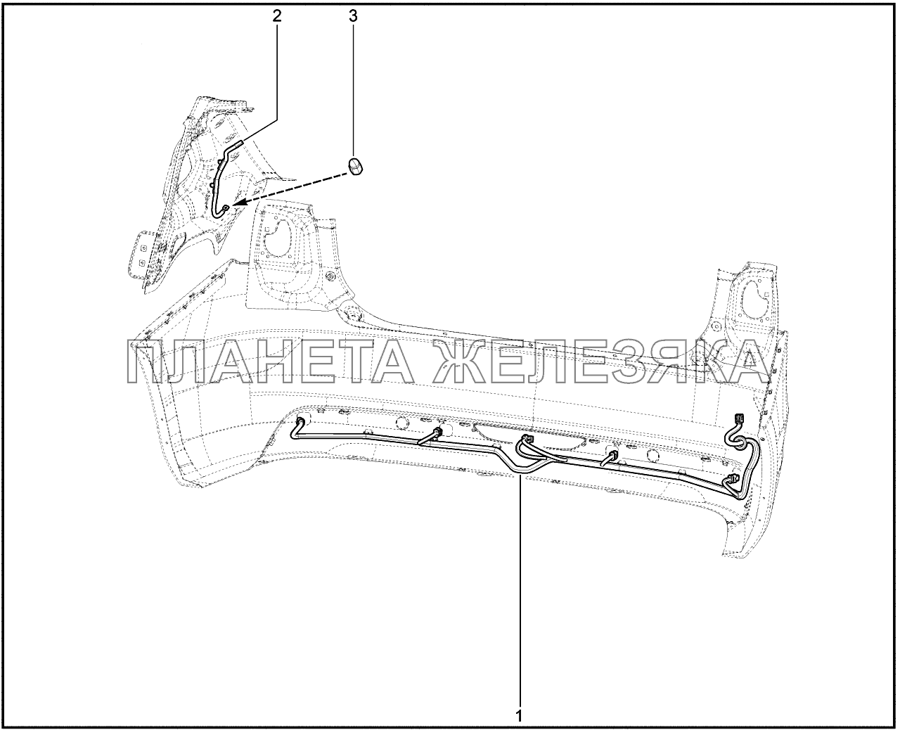 880911. Жгуты проводов противотуманных фар Lada Vesta