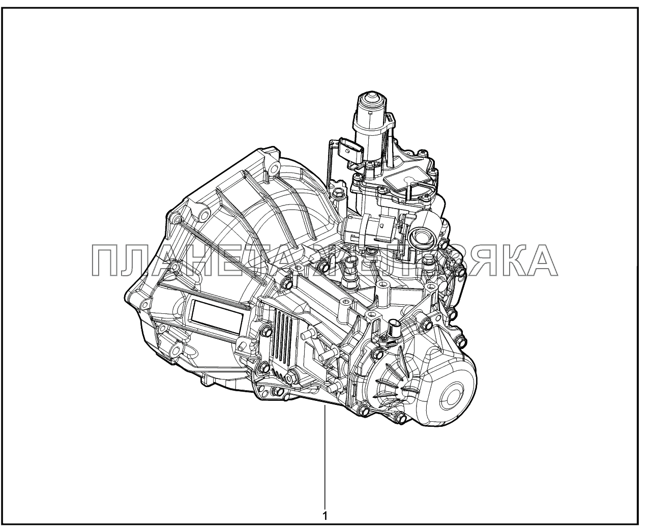 210510. КПП в сборе Lada Vesta