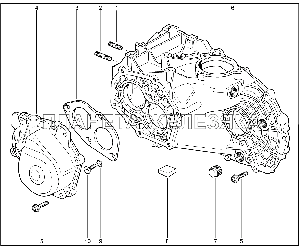 212111. Картер КПП Lada Vesta