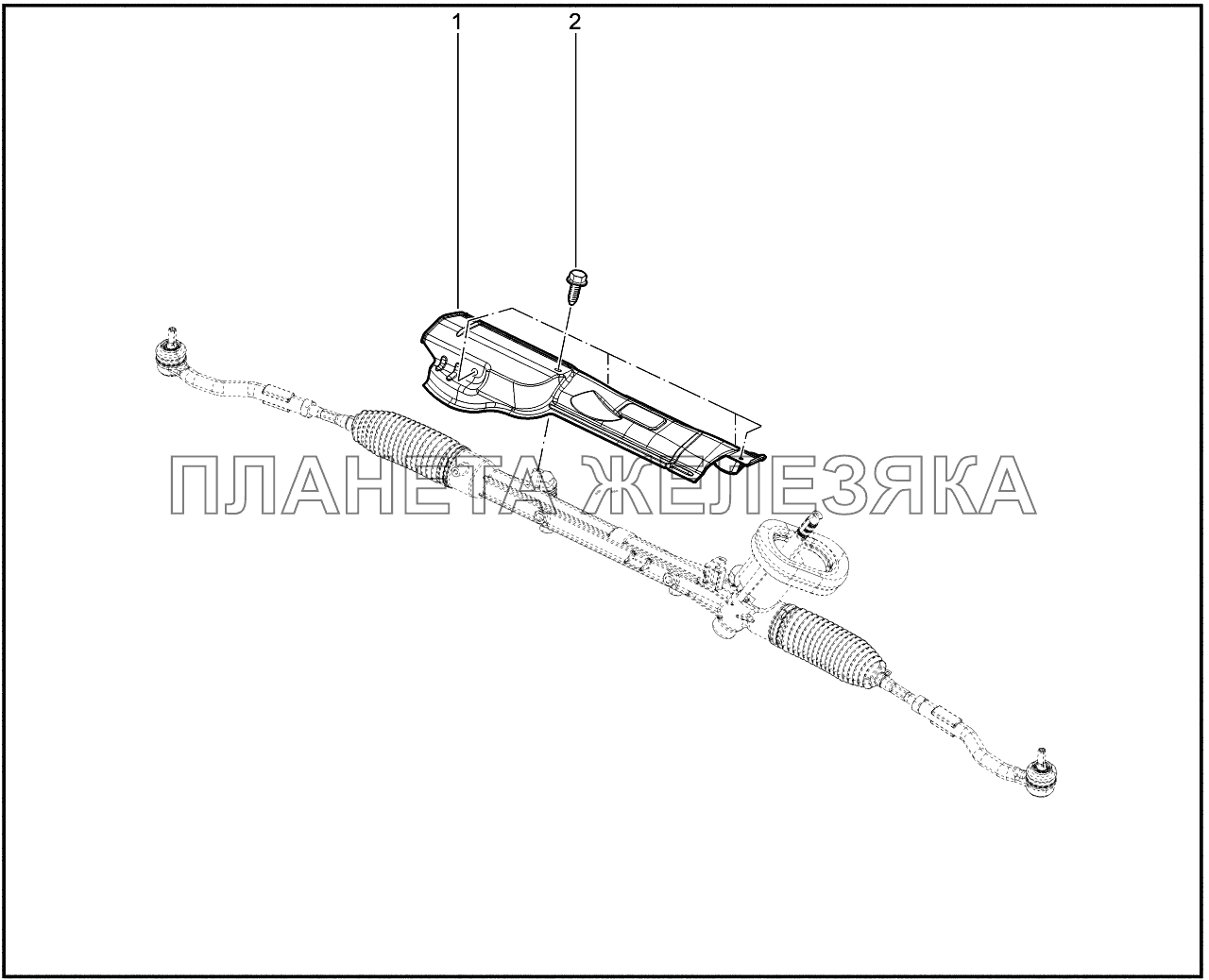 362010. Чехол, экран тепловой Lada Vesta