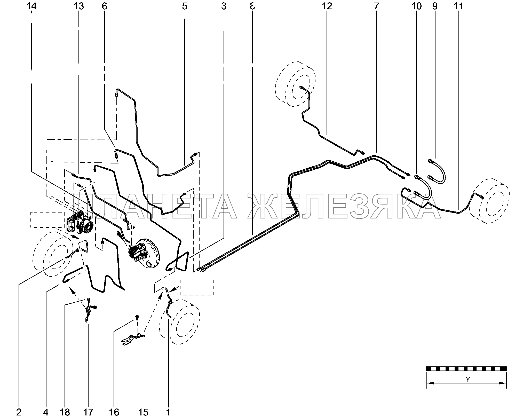 378712. Шланги, трубки Lada Xray