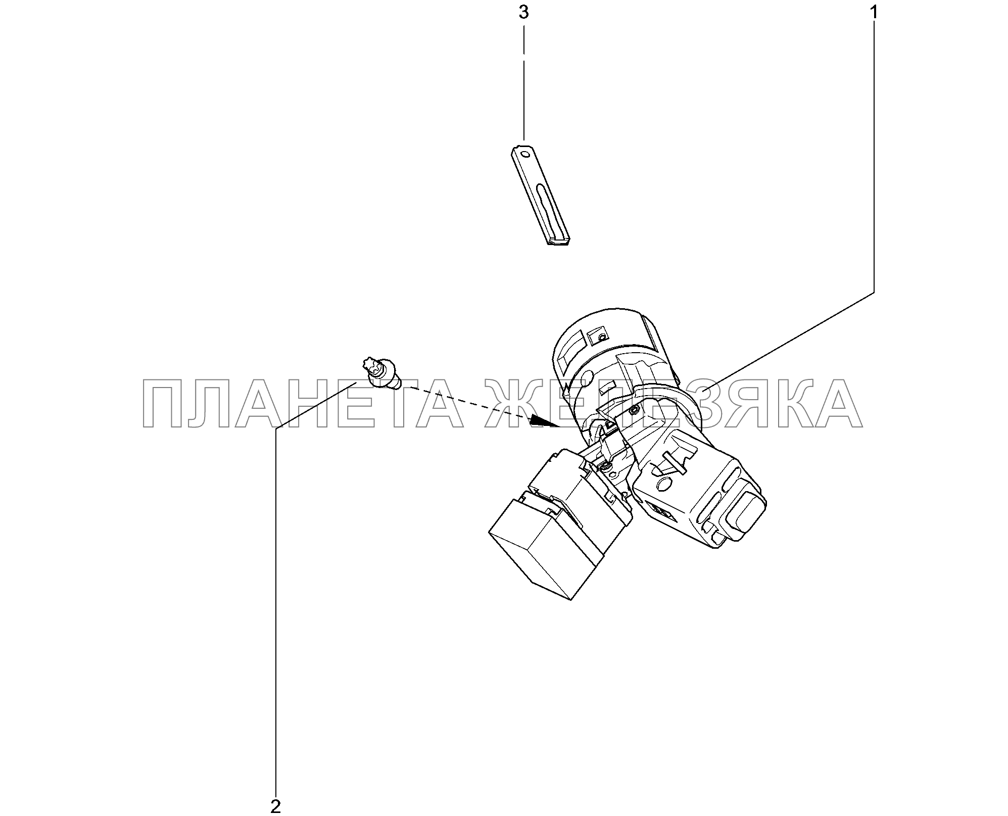 841010. Имобилизатор Lada Xray