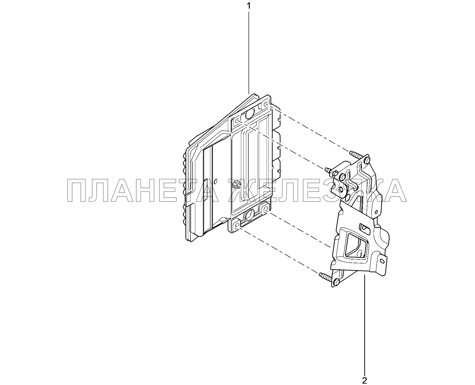 174320-1577461 Блок управления двигателем Lada Xray