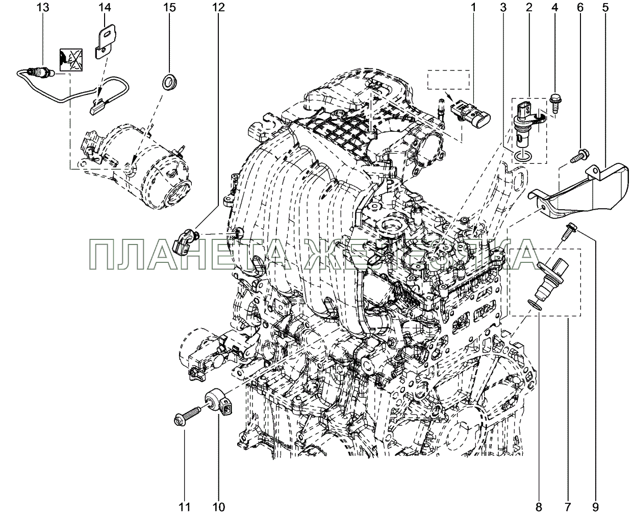 175015-1599247 Датчики Lada Xray