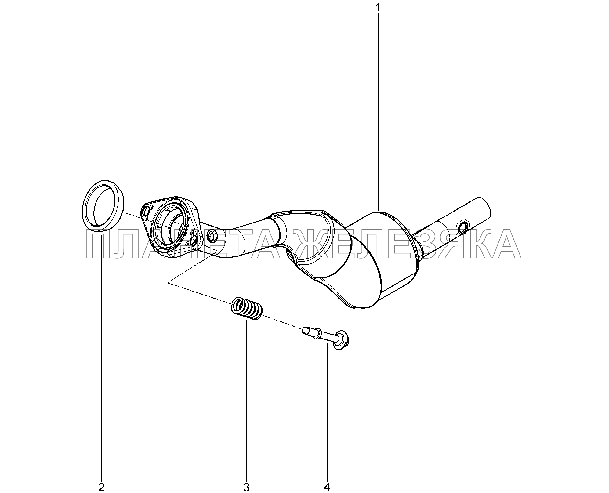 195010. Нейтрализатор Lada Xray 195010. Нейтрализатор Lada Xray