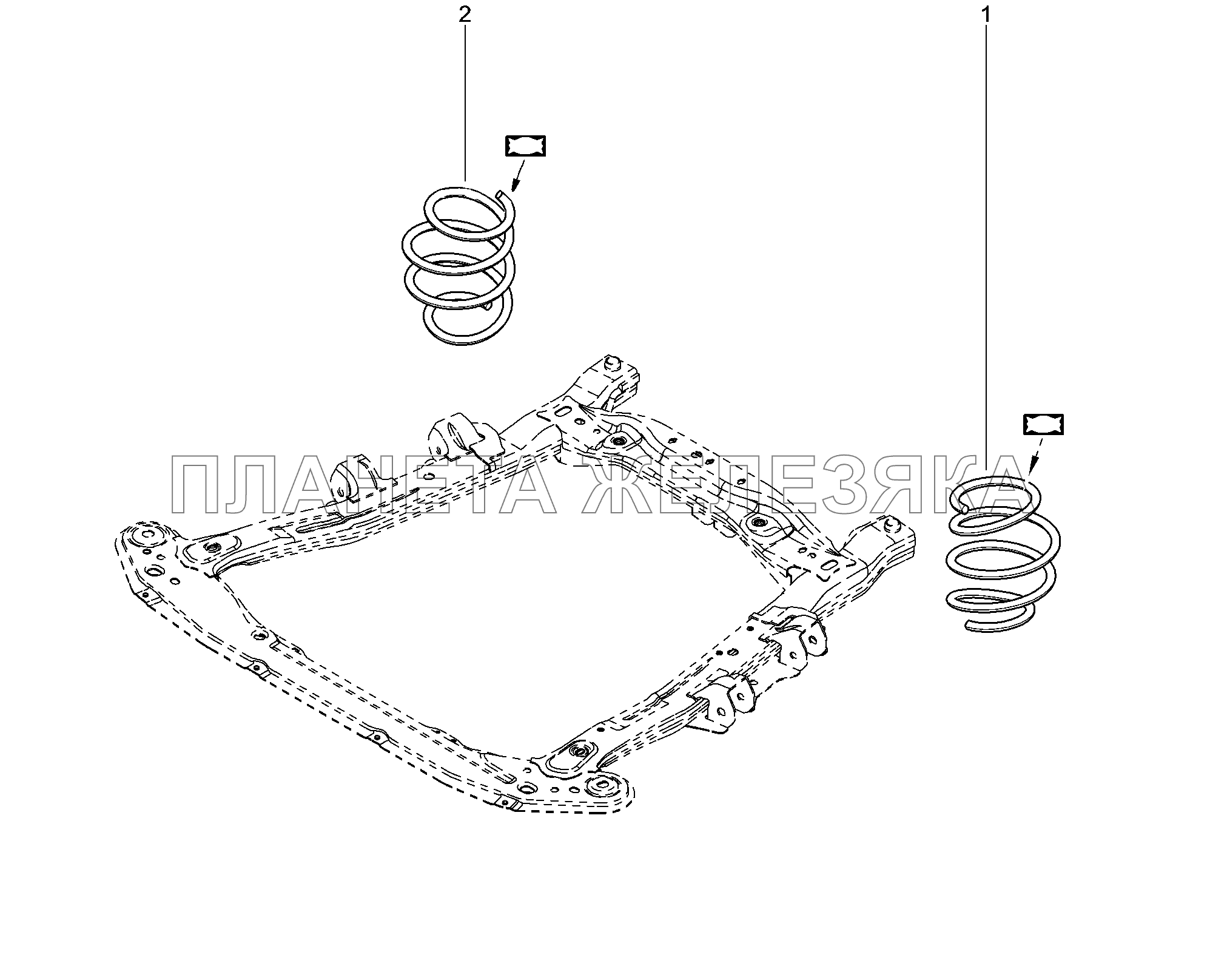 310212-1560704 Пружина передней подвески Lada Xray