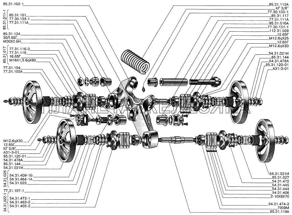 Каретка подвески ДТ-75