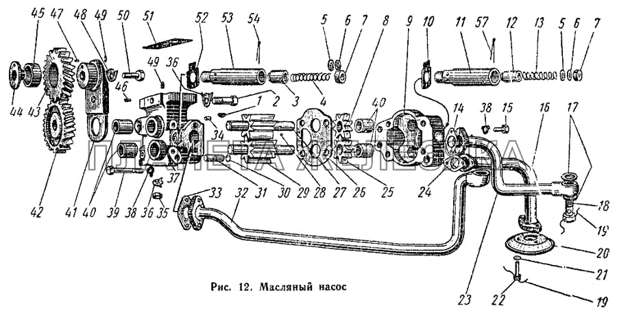 Масляный насос ДТ-75М