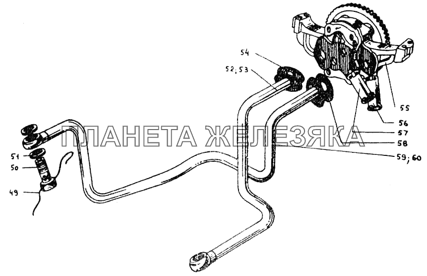 Насос масляный ДТ-75МВ