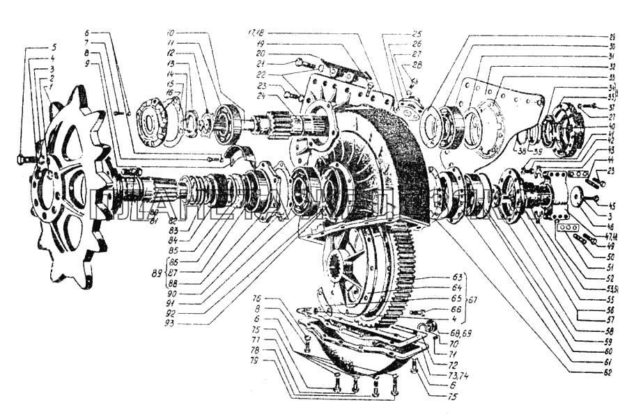 Передача конечная ДТ-75МВ