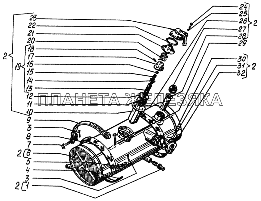 Бак масляный ДТ-75МВ