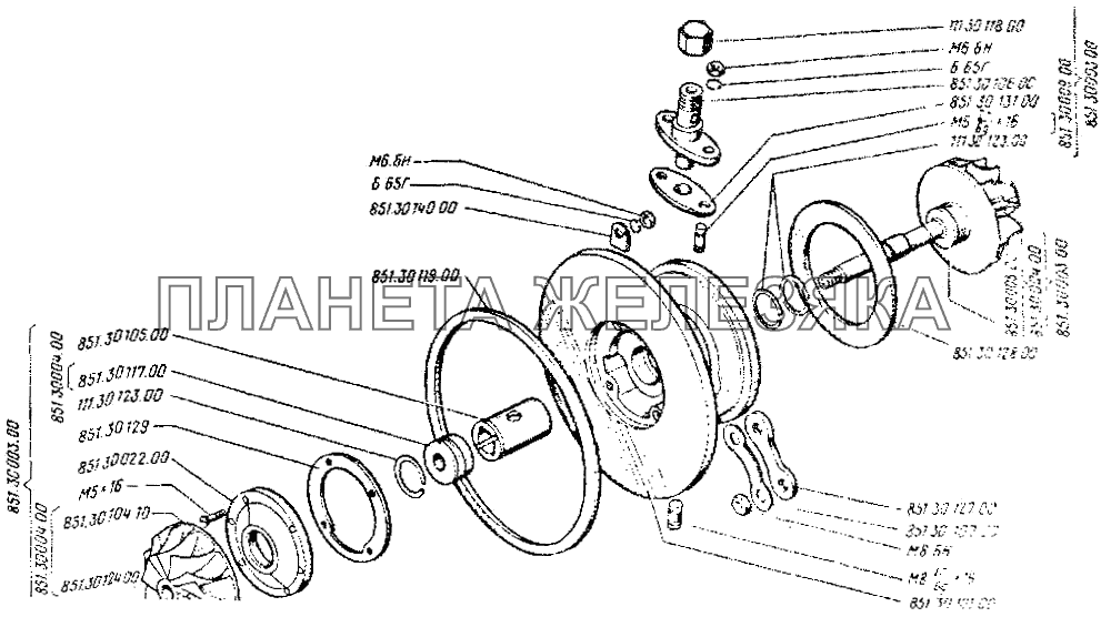 Корпус средний ДТ-75Н