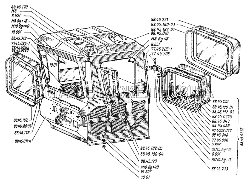 Кабина ДТ-75Н