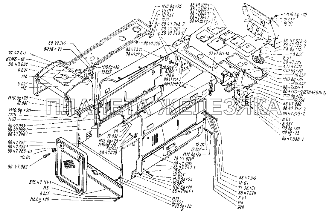 Обшивка ДТ-75Н