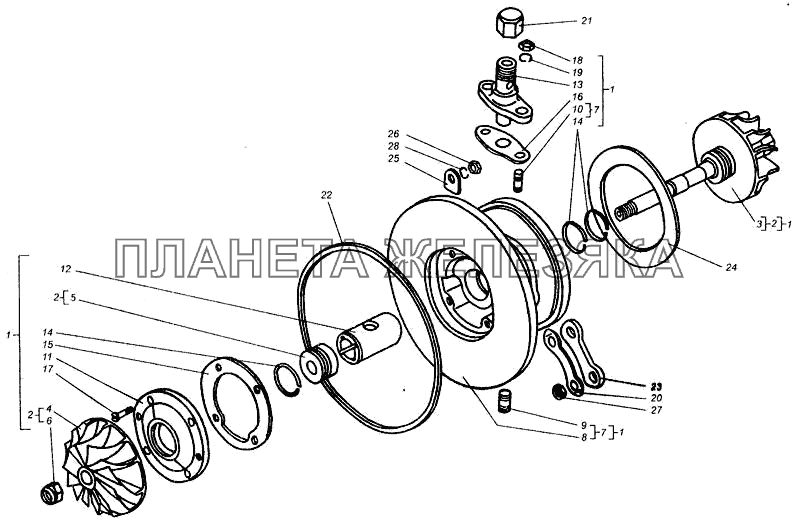 Корпус средний ДТ-75В, ДТ-75БВ, ДТ75Н