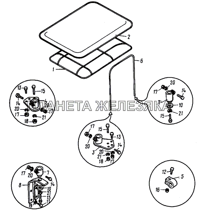 Тент Т-30A-80